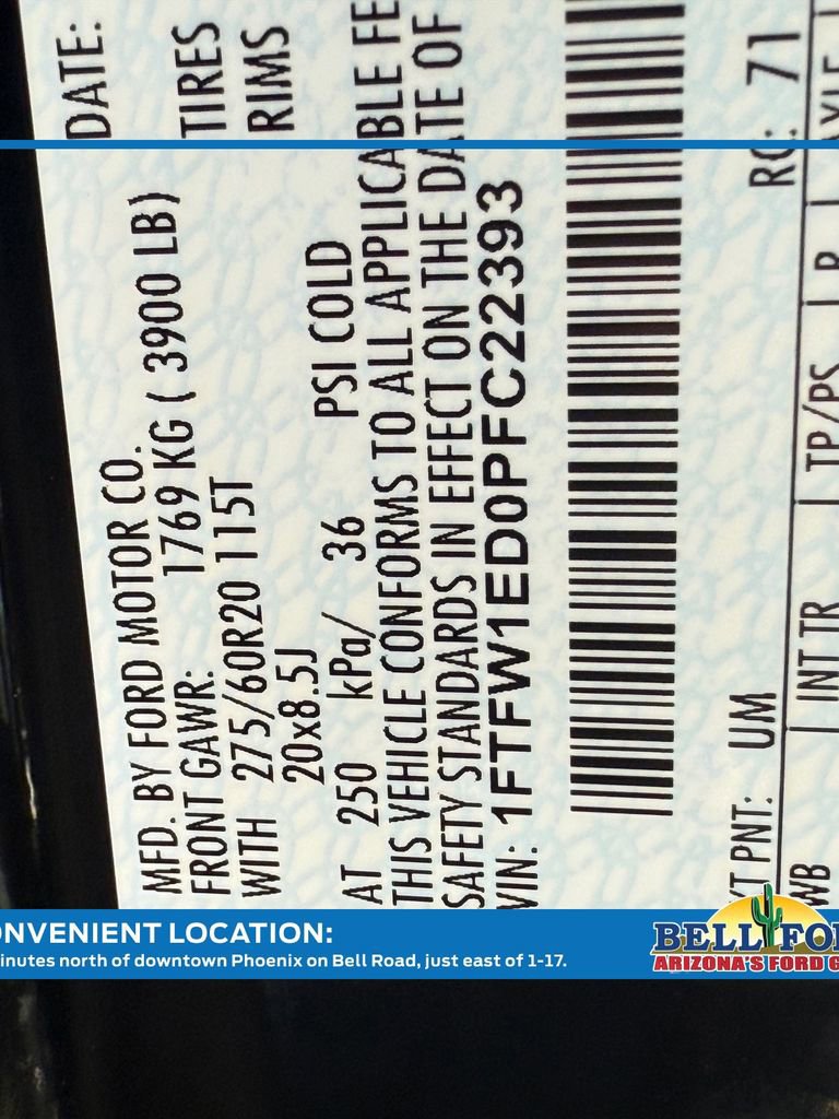 Certified 2023 Ford F150 Platinum w/ Equipment Group 701A High image 37