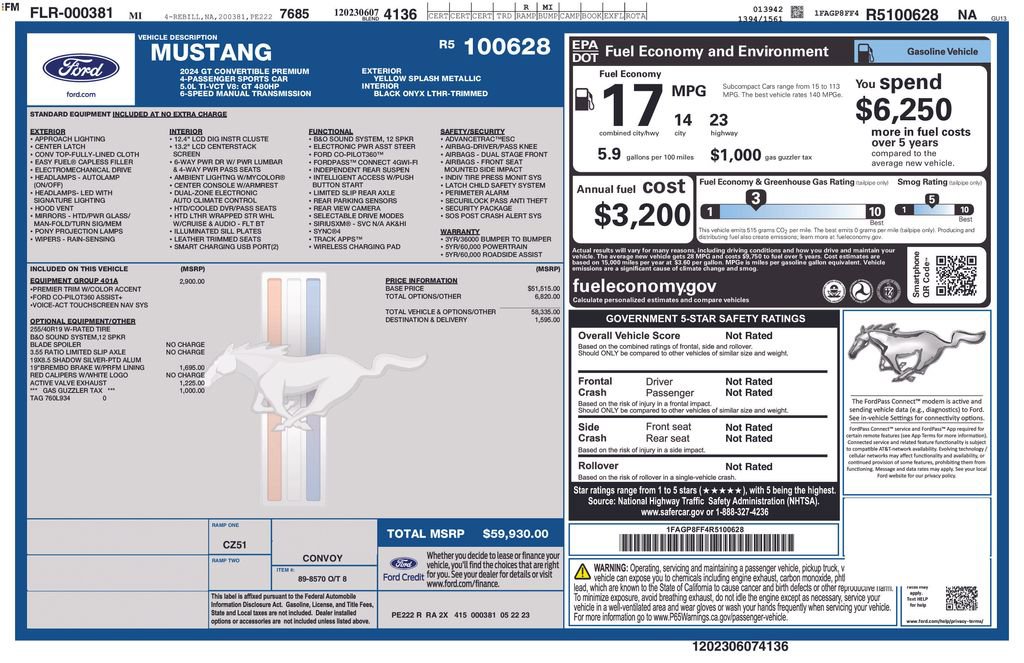 Certified 2024 Ford Mustang GT Premium image 32