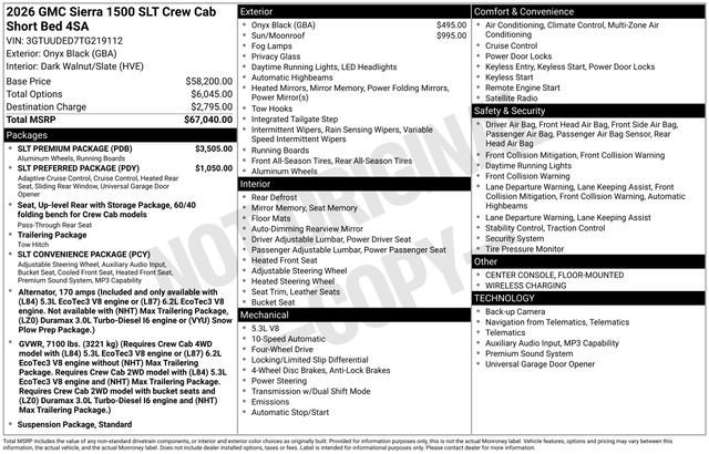 Used 2026 GMC Sierra 1500 SLT w/ SLT Premium Package image 9