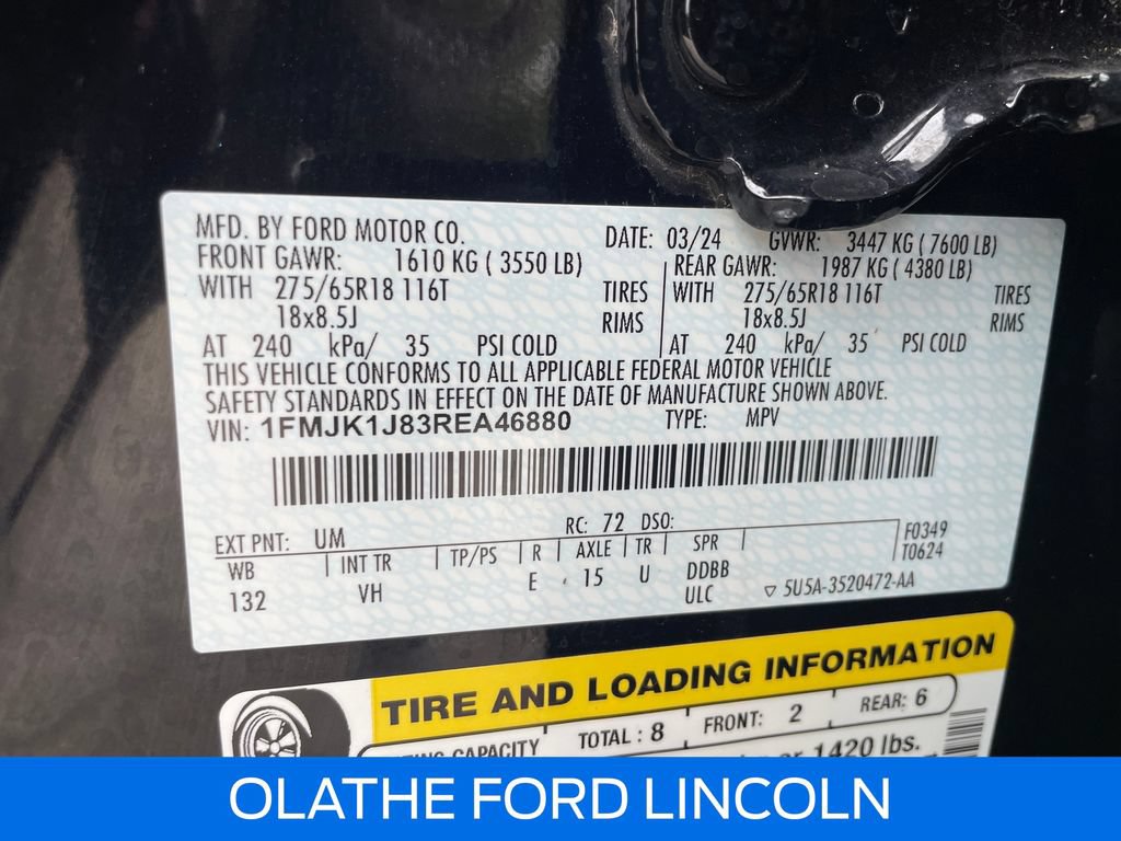 Certified 2024 Ford Expedition Max XLT AWD/4WD image 18