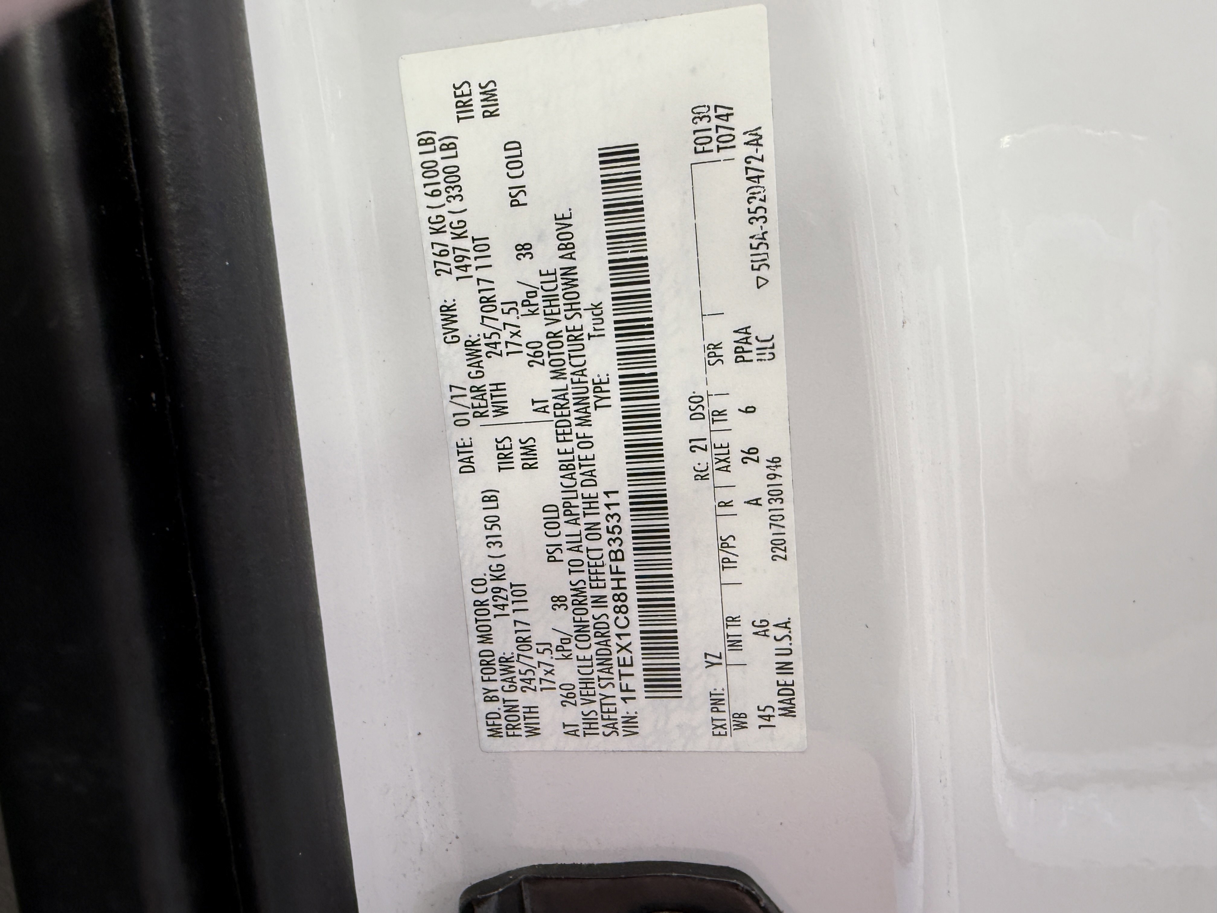 Certified 2017 Ford F150 XL w/ XL Power Equipment Group image 28