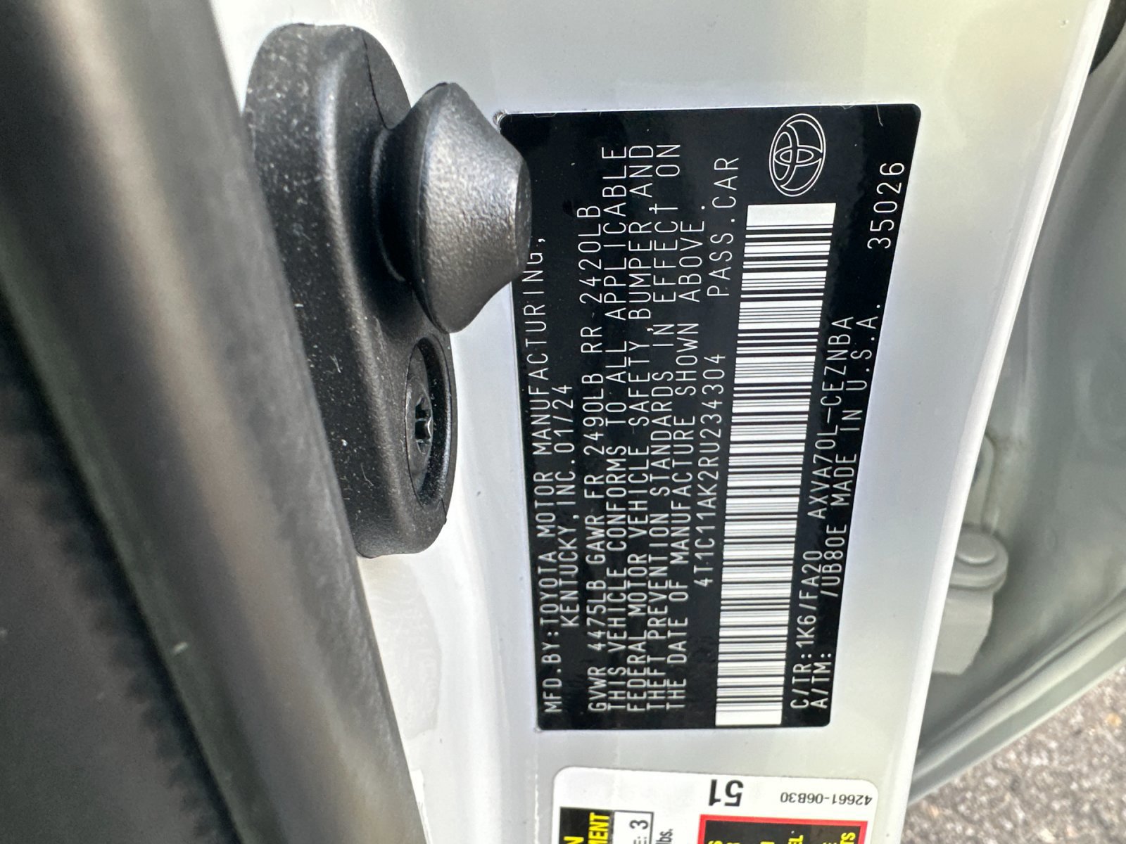 Used 2024 Toyota Camry LE image 26