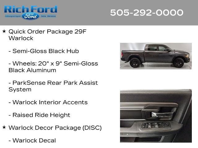 Used 2021 RAM 1500 Classic Warlock w/ Electronics Group image 22