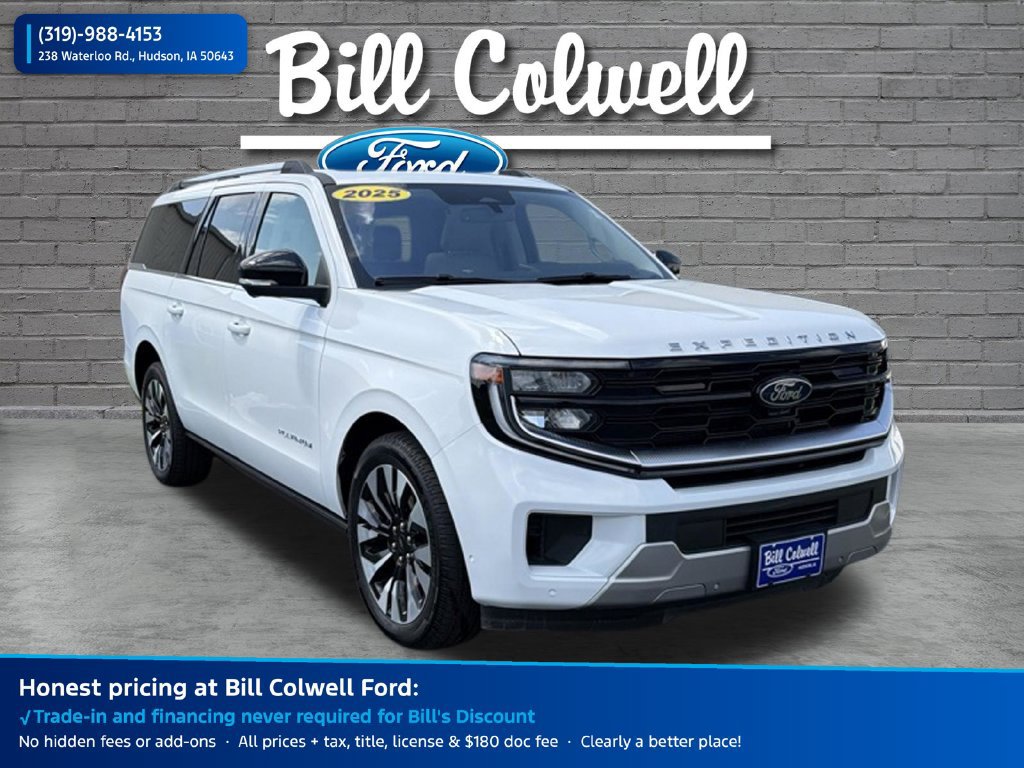 Certified 2025 Ford Expedition Max Platinum w/ Driver's Package
