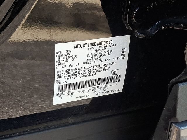 Certified 2022 Ford Explorer XLT w/ Equipment Group 202A AWD/4WD image 29