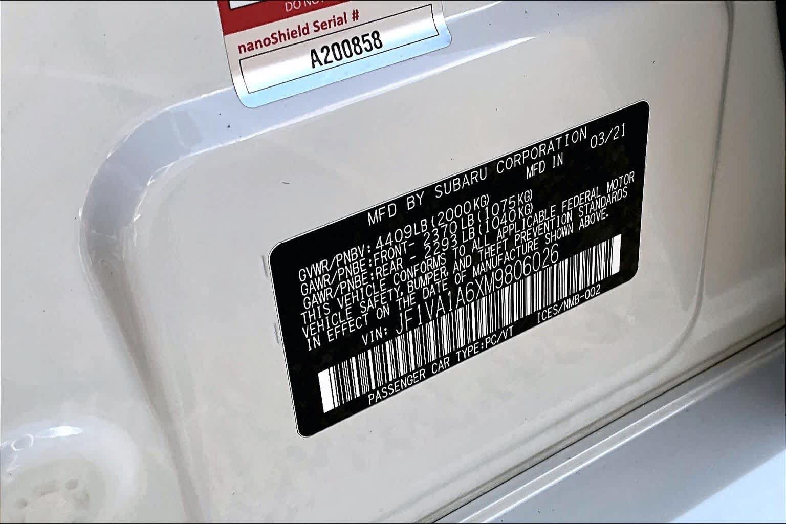 Used 2021 Subaru WRX AWD/4WD image 34