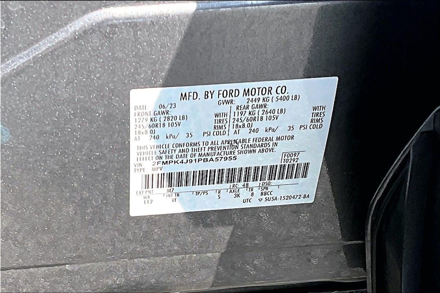 Certified 2023 Ford Edge SEL w/ Convenience Package AWD/4WD image 37