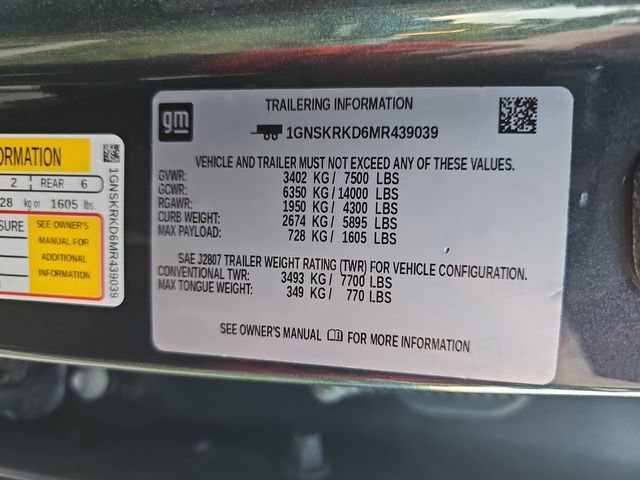 Used 2021 Chevrolet Tahoe RST AWD/4WD image 35