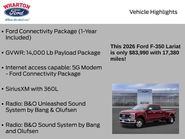 Certified 2026 Ford F350 Lariat w/ Lariat Ultimate Package image 21
