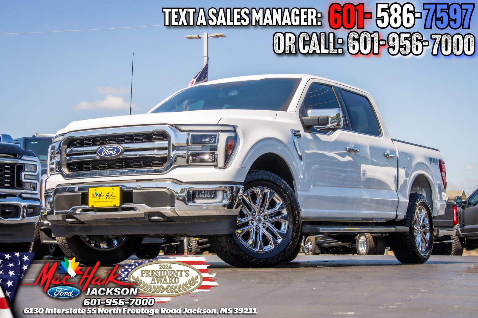 Certified 2024 Ford F150 Lariat w/ Bed Utility Package