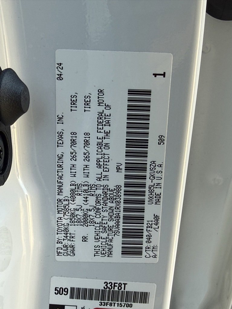 Used 2024 Toyota Sequoia SR5 w/ TRD Off-Road Package image 36