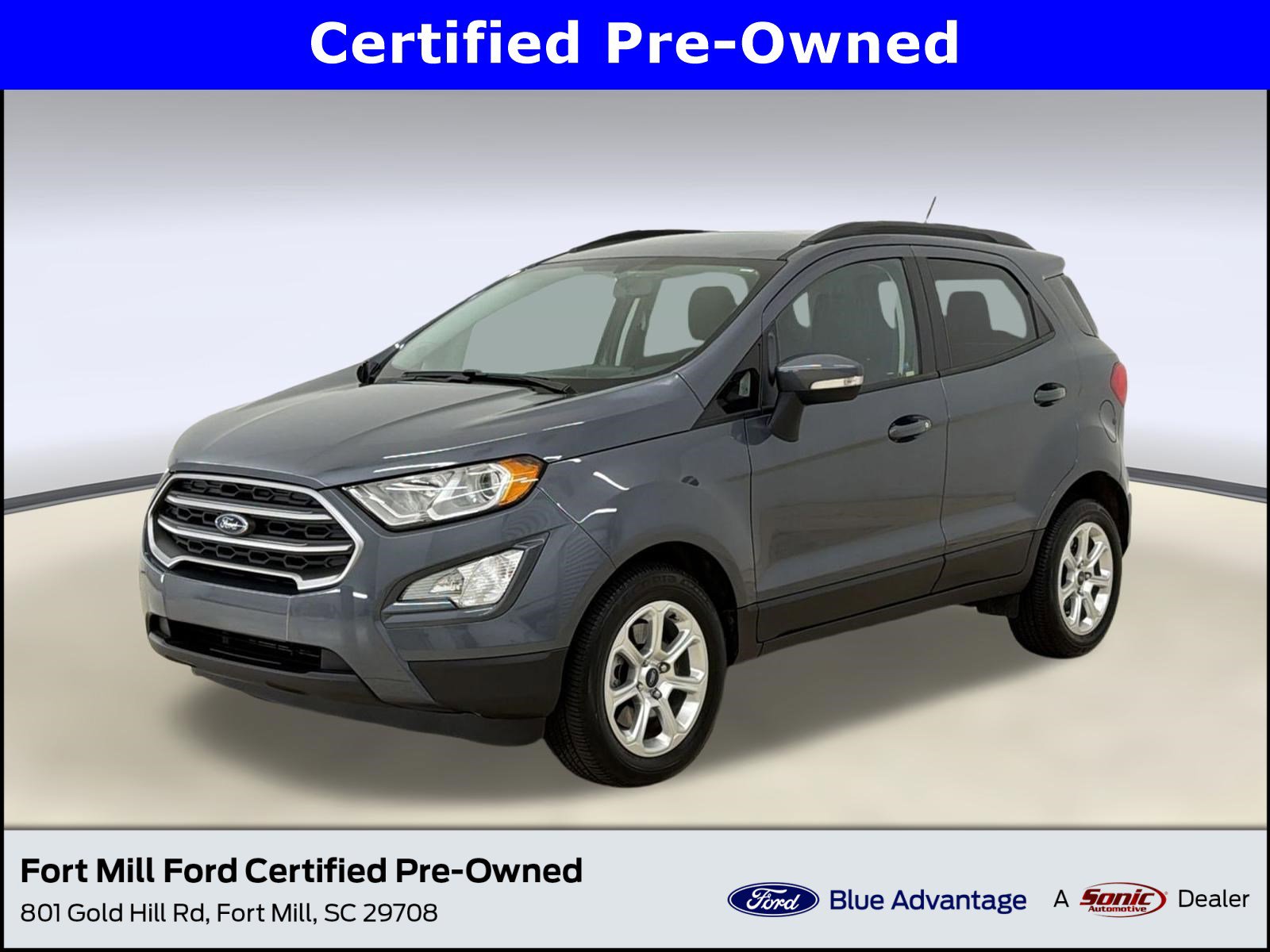 Certified 2018 Ford EcoSport SE