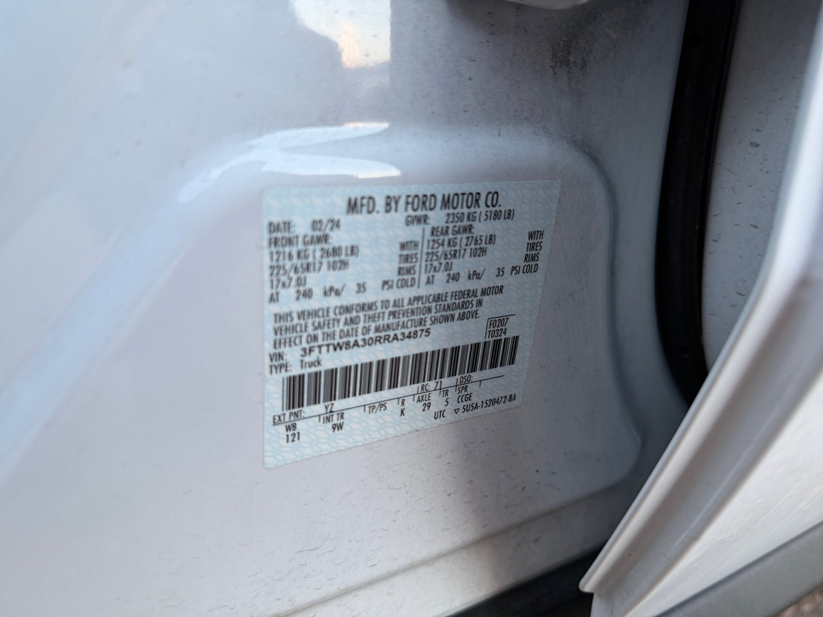 Certified 2024 Ford Maverick XL FWD image 33