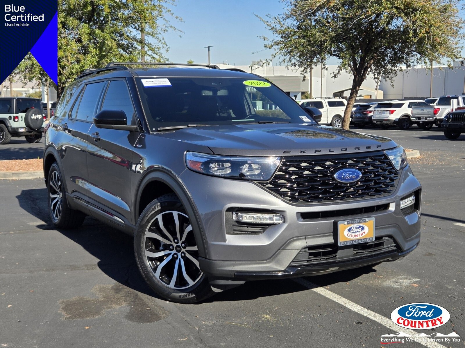 Certified 2022 Ford Explorer ST-Line w/ Class IV Trailer Tow Package image 1