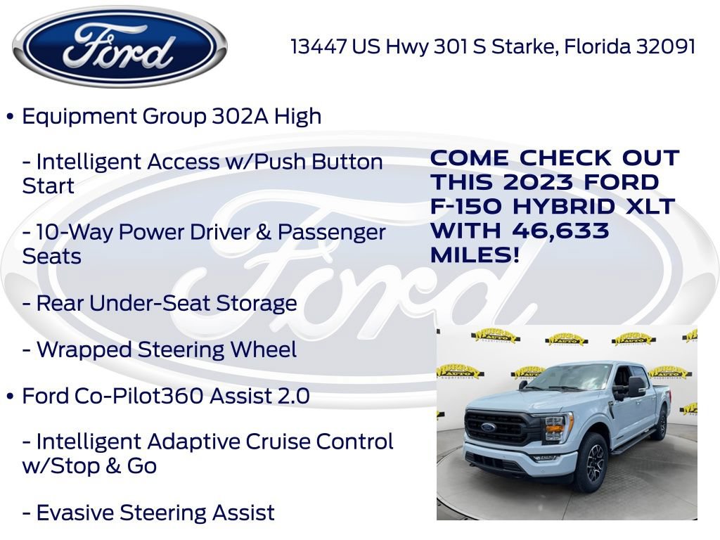 Certified 2023 Ford F150 XLT w/ Equipment Group 302A High AWD/4WD image 27