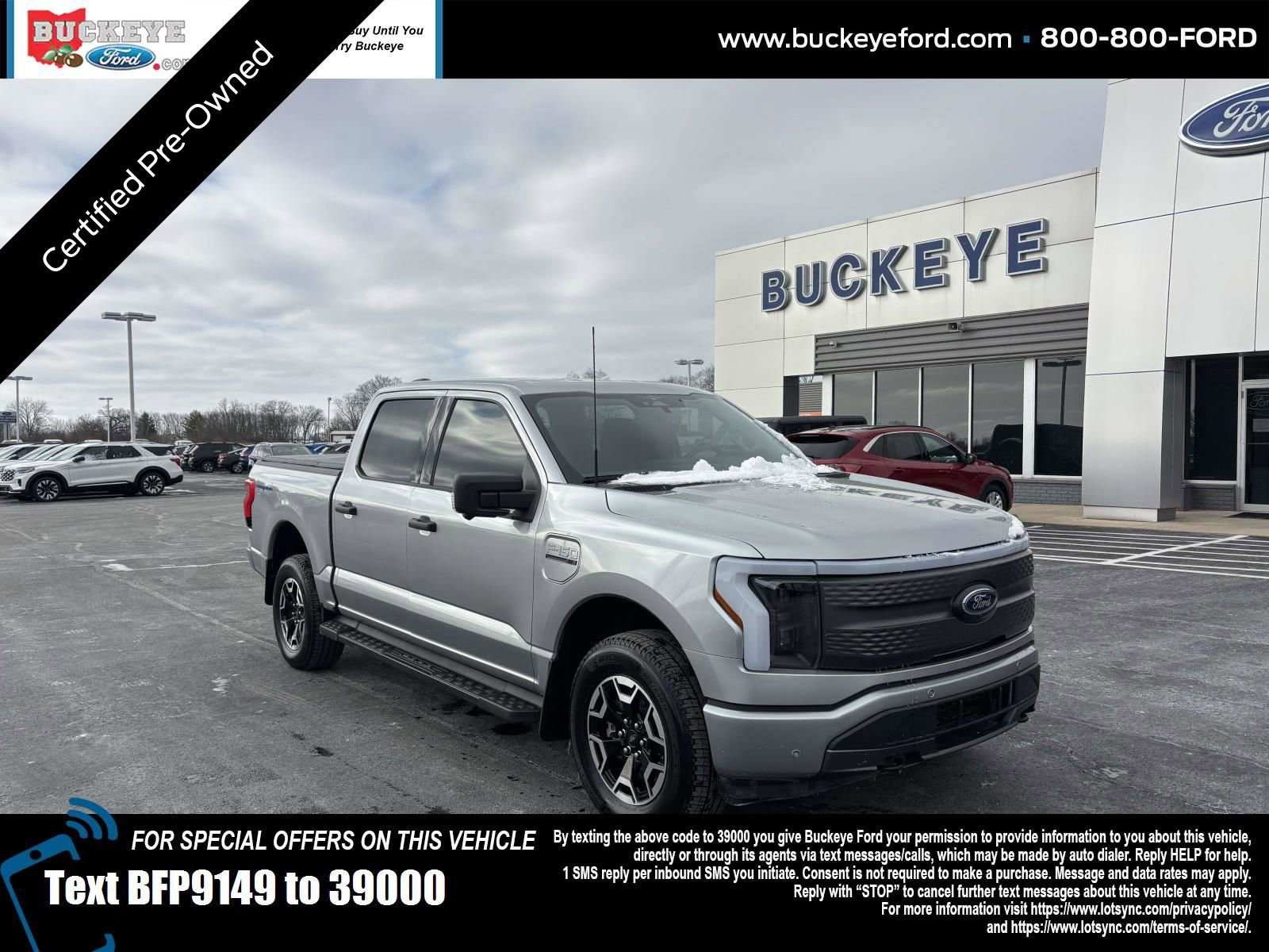 Certified 2023 Ford F150 Lightning XLT