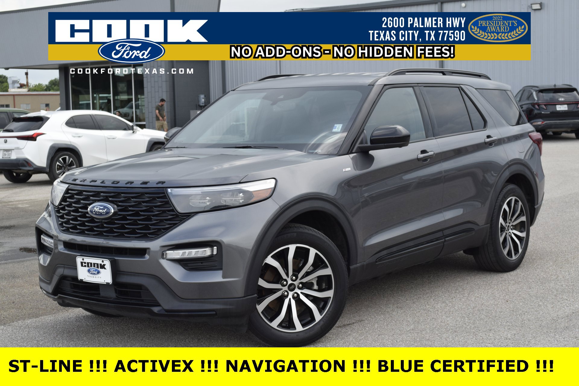 Certified 2023 Ford Explorer ST-Line w/ Class IV Trailer Tow Package