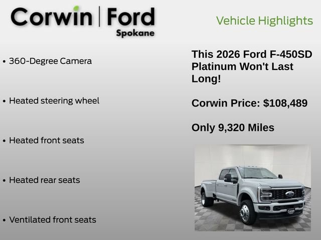Certified 2026 Ford F450 Platinum AWD/4WD image 13