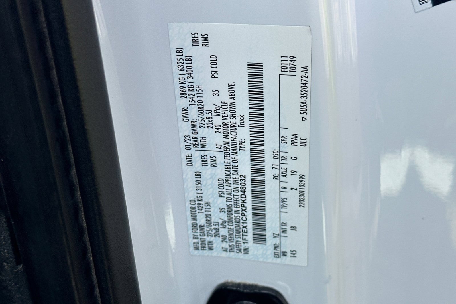 Certified 2023 Ford F150 XL w/ STX Appearance Package RWD image 26