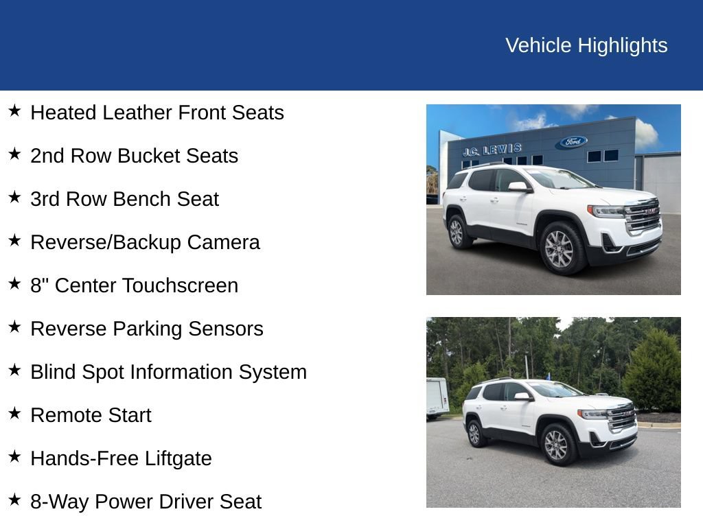 Used 2020 GMC Acadia SLT FWD image 25