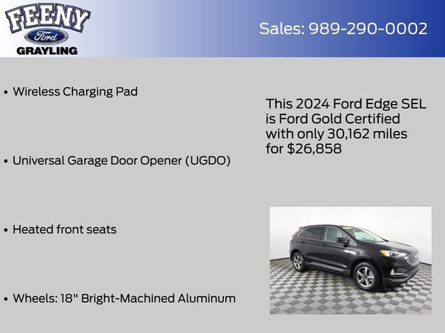 Certified 2024 Ford Edge SEL w/ Convenience Package image 19