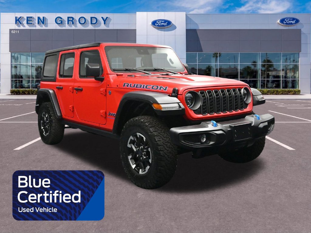 Used 2025 Jeep Wrangler Unlimited Rubicon 4xe w/ Safety Group AWD/4WD 360° Tour