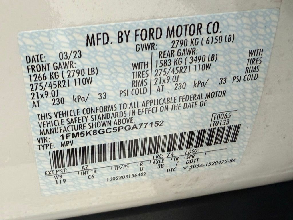 Certified 2023 Ford Explorer ST w/ Equipment Group 401A image 47