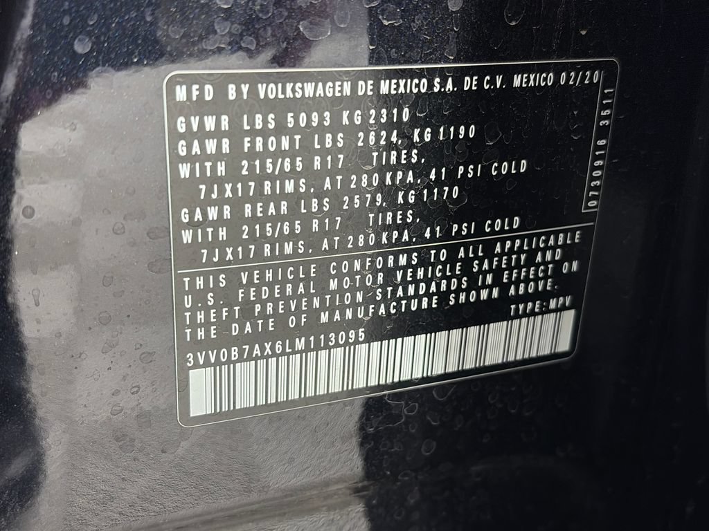 Used 2020 Volkswagen Tiguan S AWD/4WD image 9