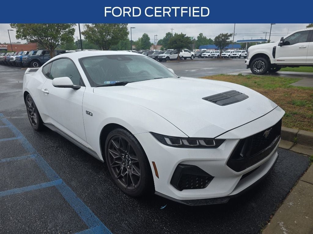 Certified 2024 Ford Mustang GT Premium w/ GT Performance Package RWD image 3