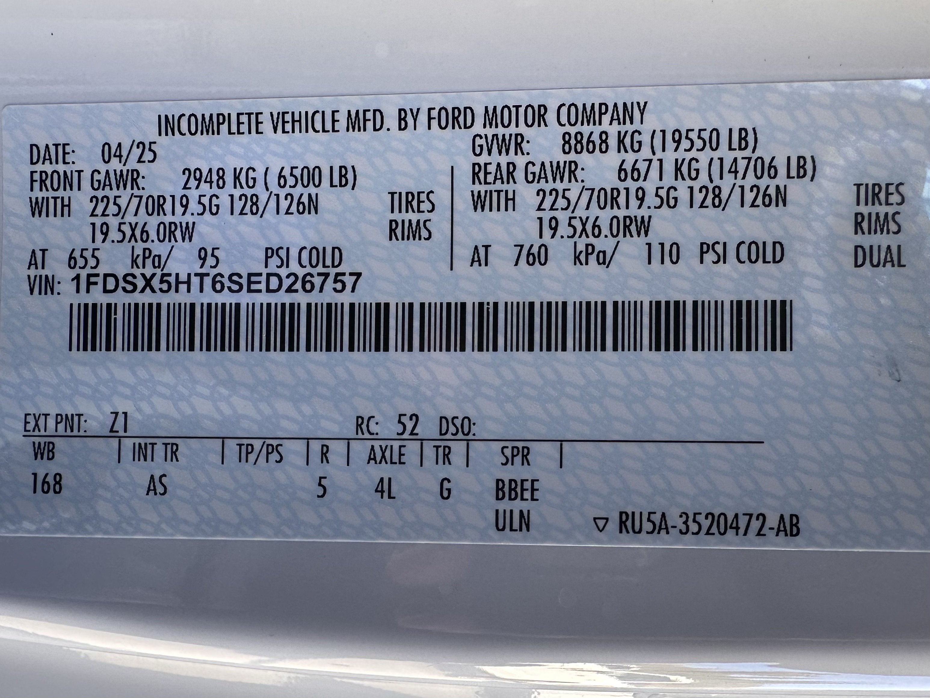 Certified 2025 Ford F550 4x4 Supercab Super Duty image 31