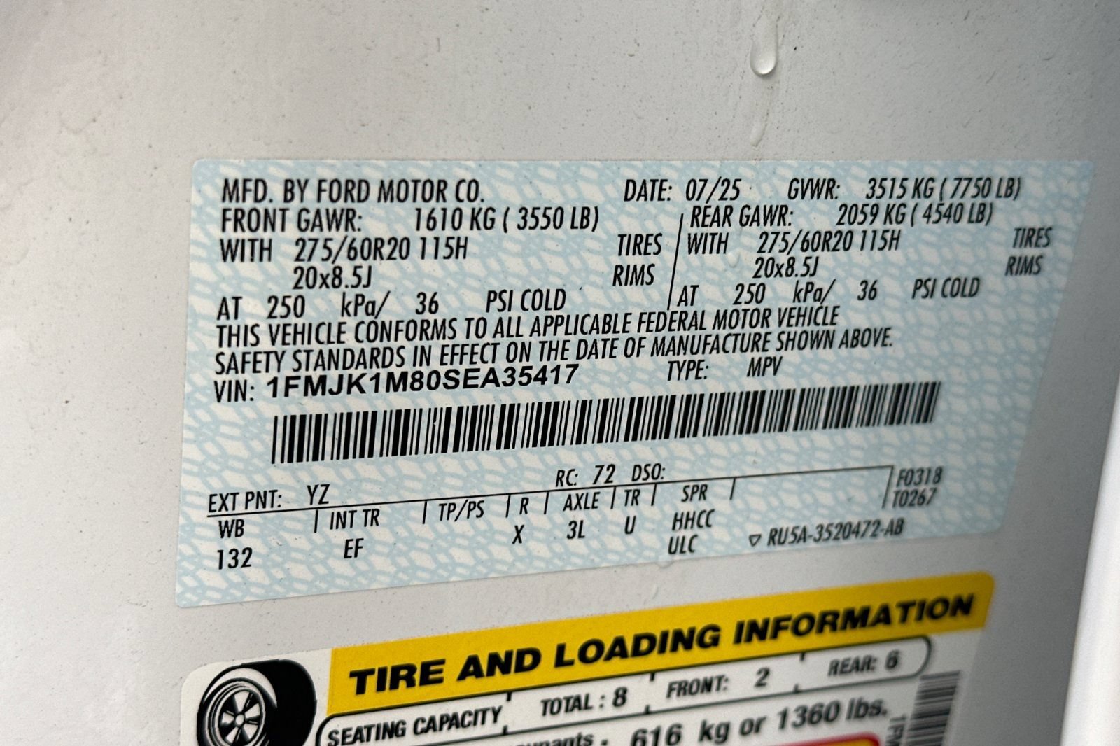 Certified 2025 Ford Expedition Max Platinum AWD/4WD image 29