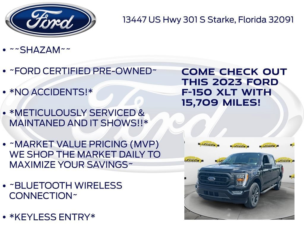Certified 2023 Ford F150 XLT w/ Equipment Group 302A High AWD/4WD image 6
