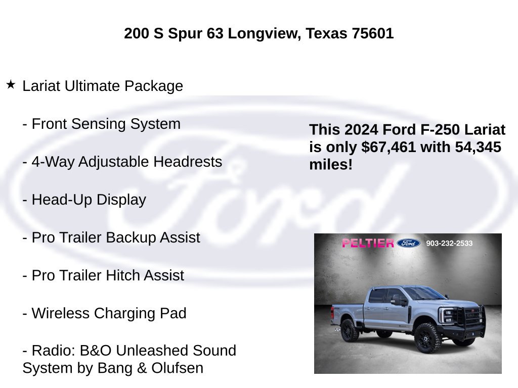 Certified 2024 Ford F250 Lariat w/ Lariat Ultimate Package AWD/4WD image 15