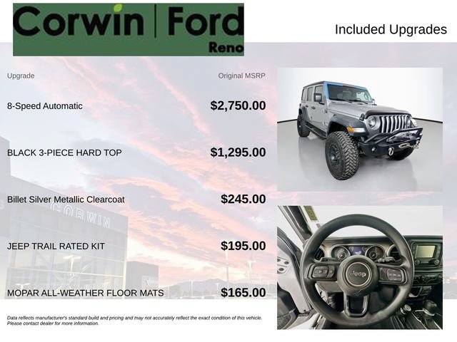 Used 2020 Jeep Wrangler Unlimited Sport AWD/4WD image 3