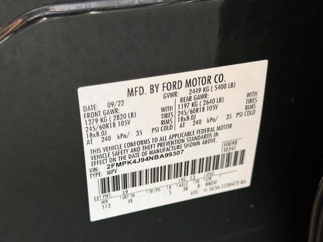 Certified 2022 Ford Edge SEL w/ Convenience Package AWD/4WD image 38
