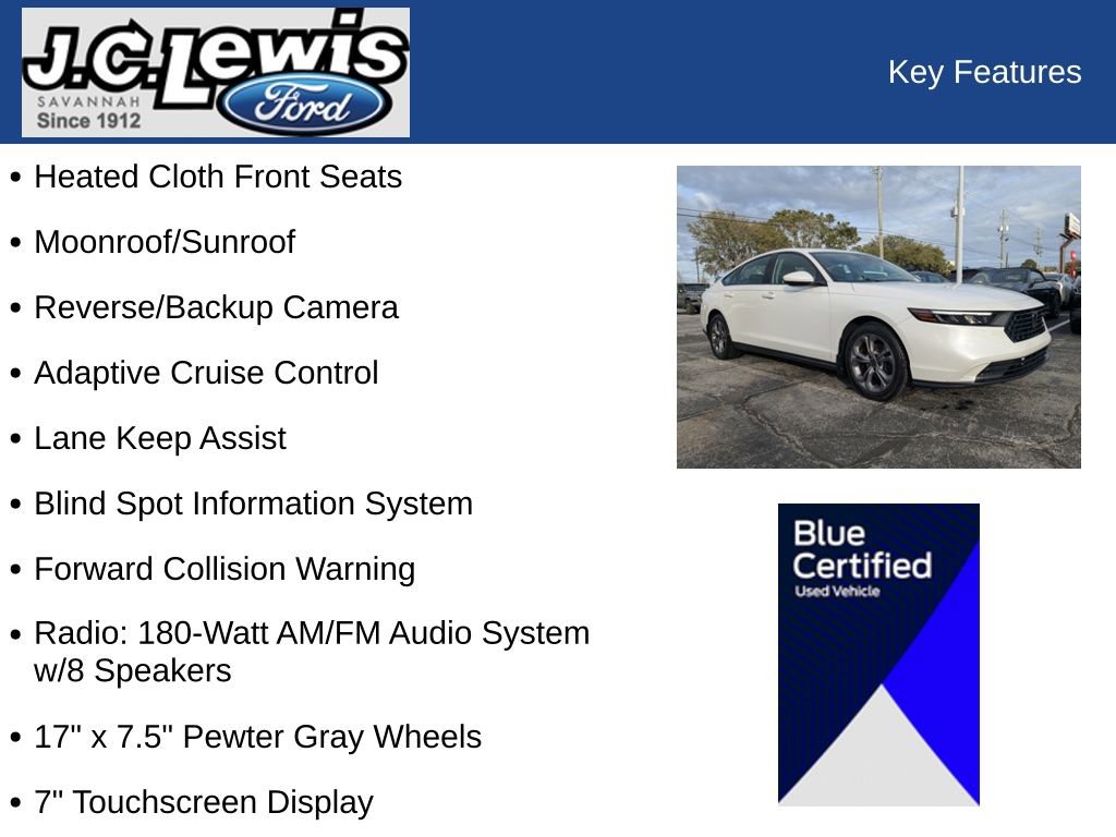 Used 2024 Honda Accord EX image 30