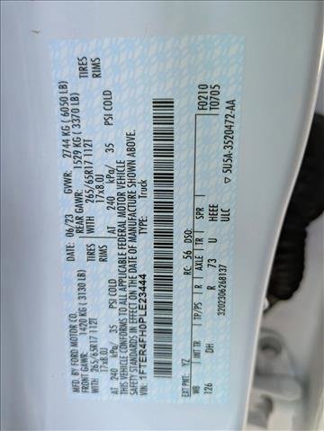 Certified 2023 Ford Ranger Lariat w/ Equipment Group 501A High image 23