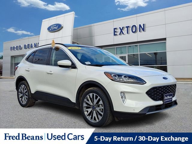 Certified 2022 Ford Escape Titanium w/ Class II Trailer Tow Package
