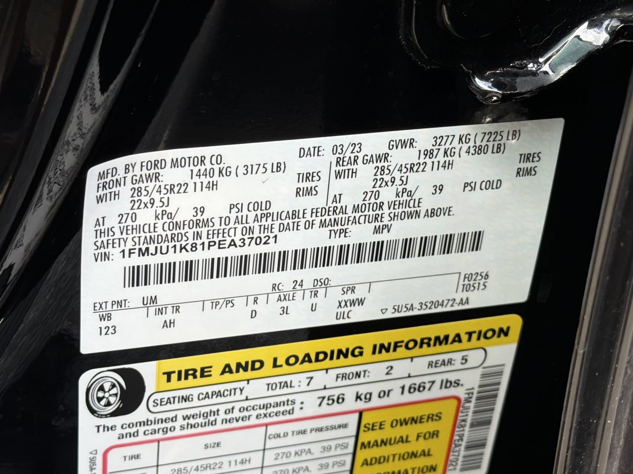 Certified 2023 Ford Expedition Limited RWD image 36