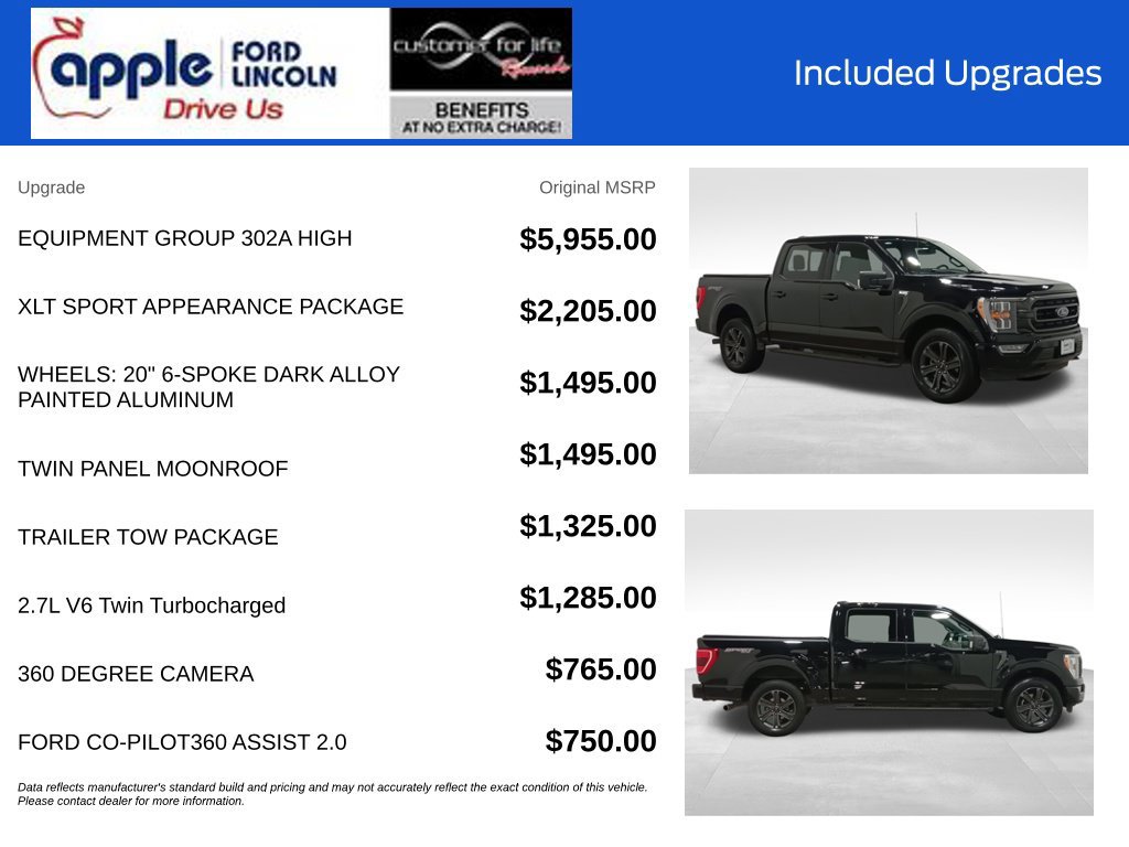 Certified 2023 Ford F150 XLT w/ Equipment Group 302A High AWD/4WD image 4
