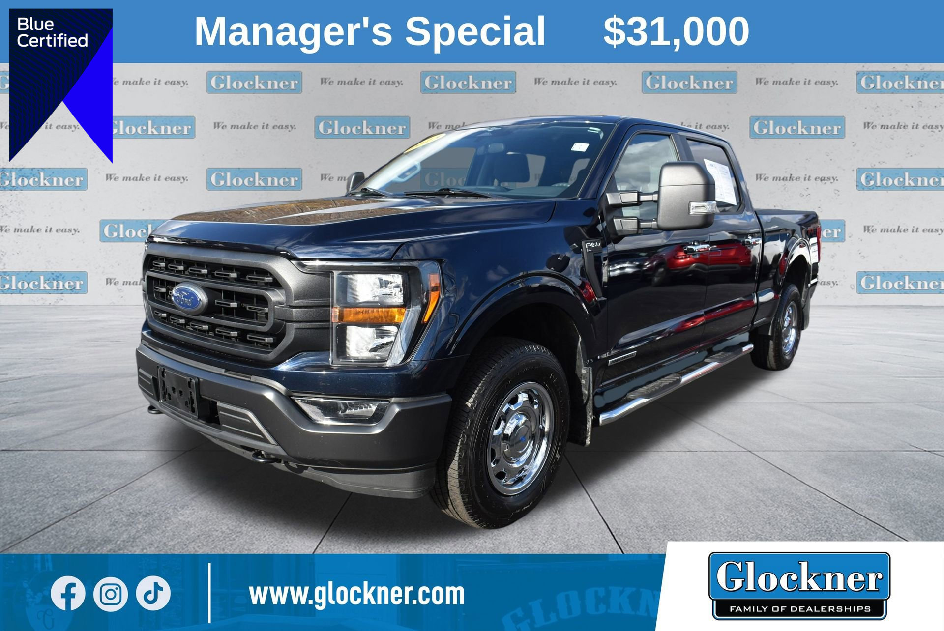 Certified 2023 Ford F150 XL w/ Trailer Tow Package