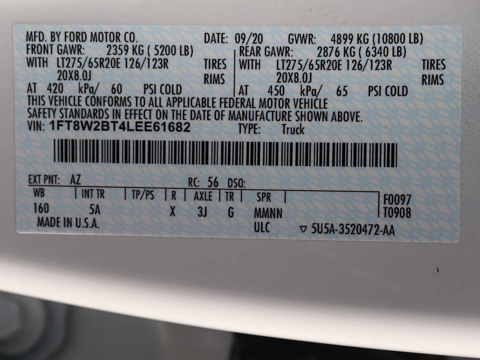 Certified 2020 Ford F250 Lariat w/ Lariat Ultimate Package image 43