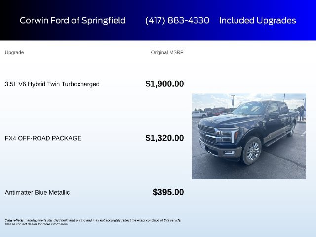 Certified 2025 Ford F150 King Ranch w/ FX4 Off-Road Package AWD/4WD image 6