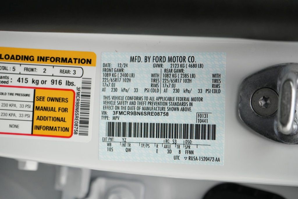 Certified 2025 Ford Bronco Sport Big Bend w/ Convenience Package AWD/4WD image 28
