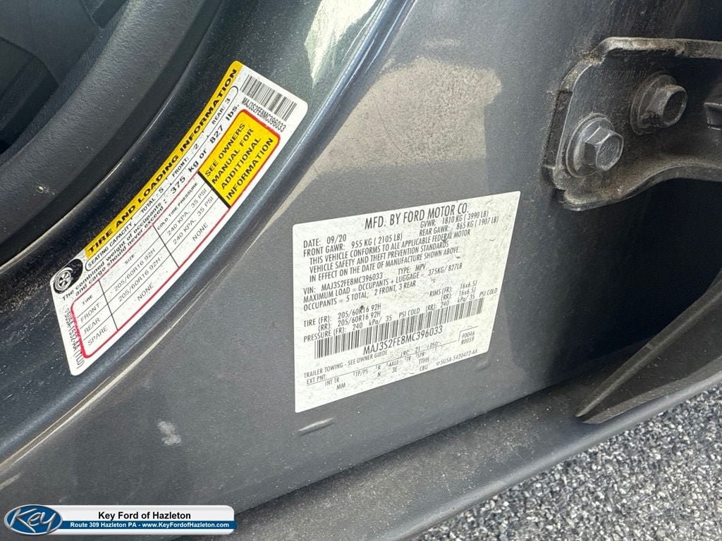 Certified 2021 Ford EcoSport S FWD image 17