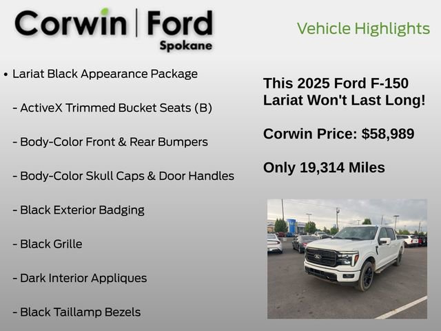 Certified 2025 Ford F150 Lariat AWD/4WD image 6