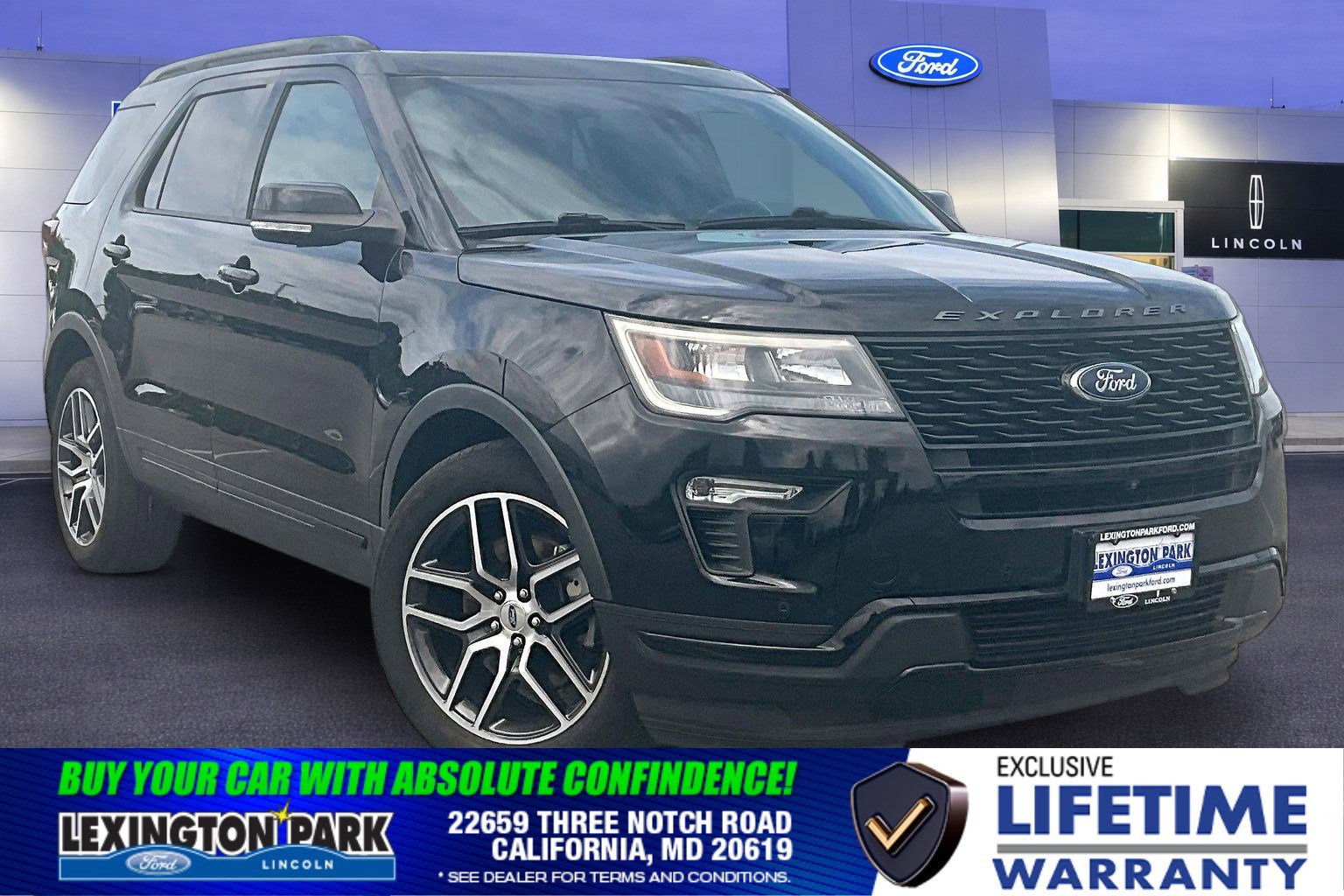 Certified 2019 Ford Explorer Sport w/ Equipment Group 401A