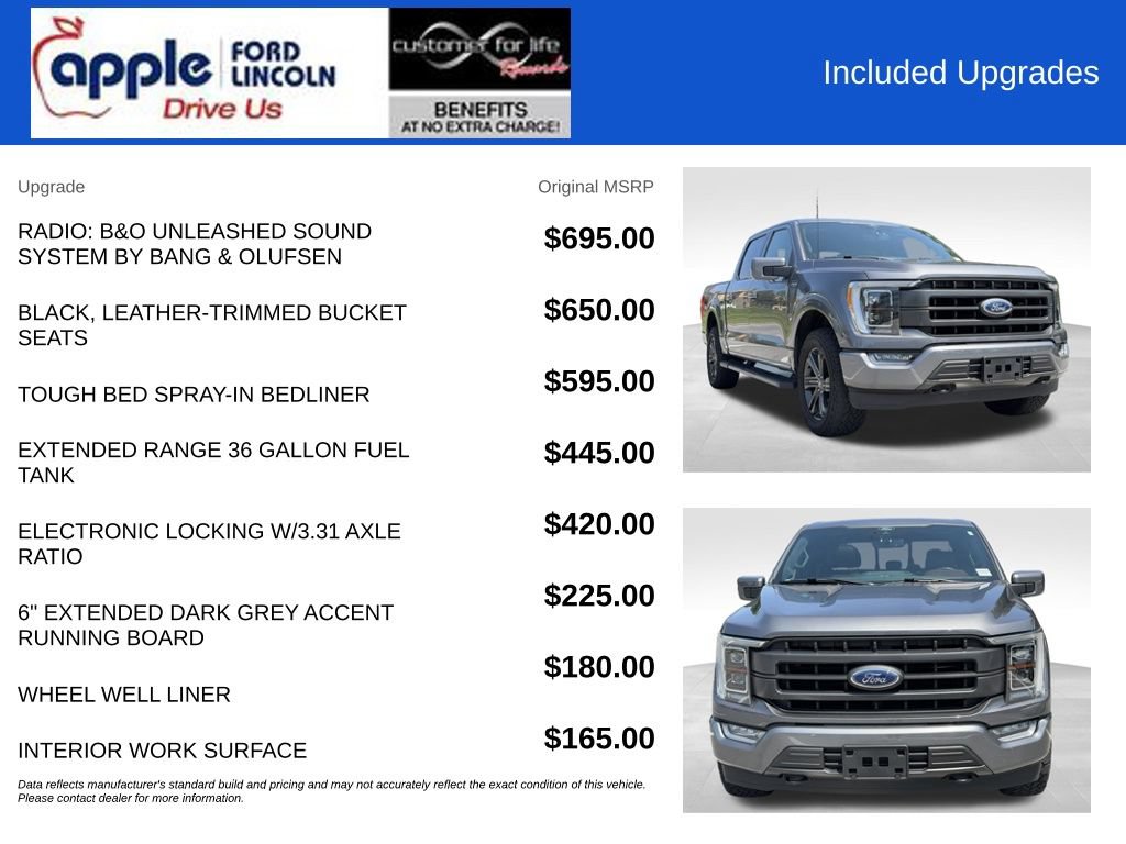 Certified 2021 Ford F150 Lariat w/ Equipment Group 502A High AWD/4WD image 5