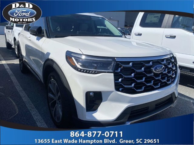 Certified 2025 Ford Explorer Platinum w/ Ultimate Package