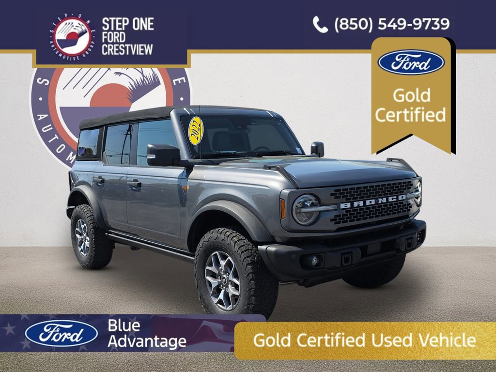 Certified 2022 Ford Bronco Badlands AWD/4WD image 1